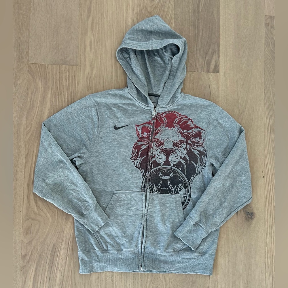 Youth Nike LeBron James Full Zip Hooded Sweatshirt